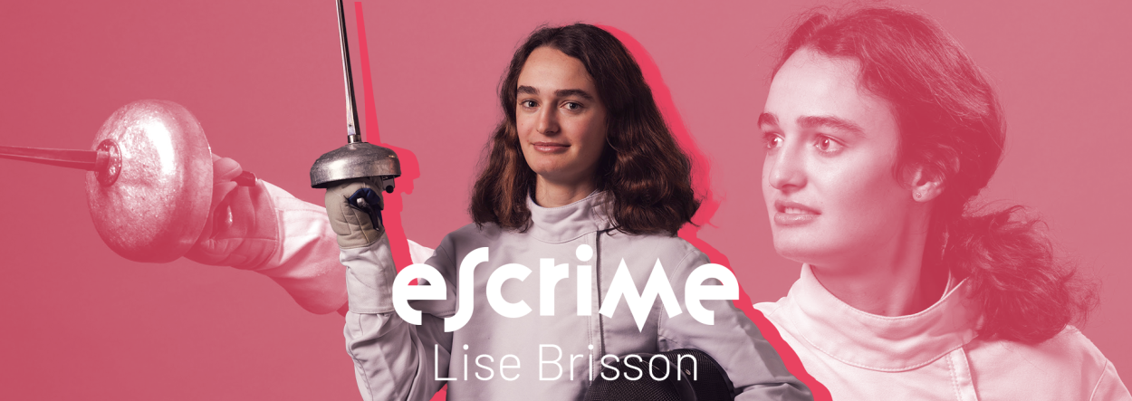 Série Sports à l'X - Lise Brisson X22, section escrime